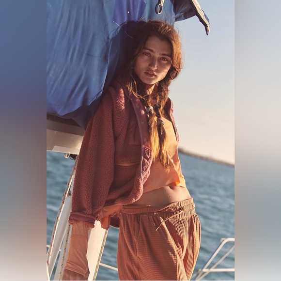 FP Movement Hit the Slopes Fleece Jacket ~ Henna - Picture 4 of 4